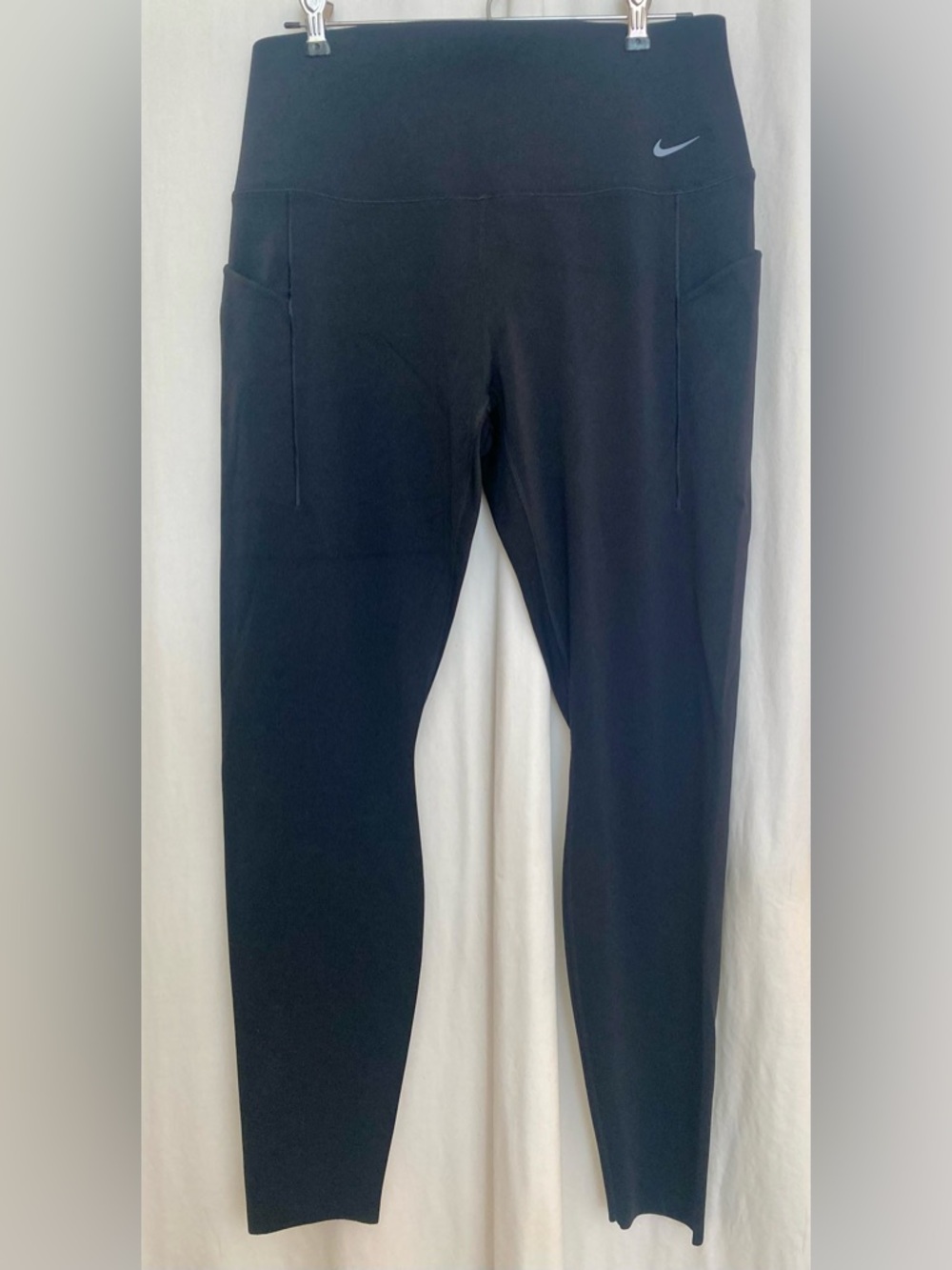 Nike Black Pocketed High-Waist Leggings Size XL